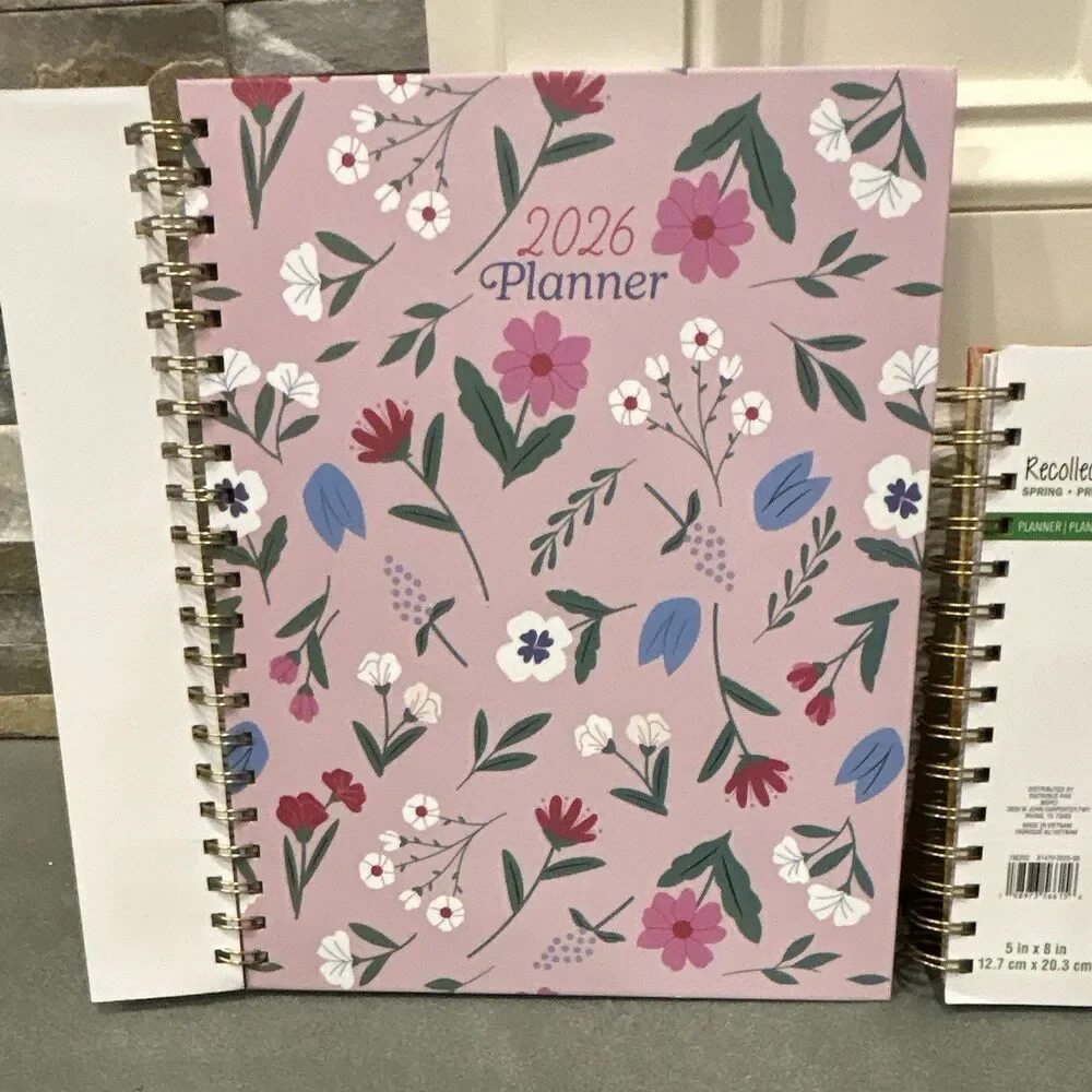 2 for 1 Deal- Recollections 2026 Weekly & Monthly Spiral Planner - CLEARANCE